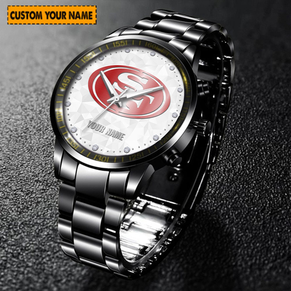 jwfancy san francisco 49ers nfl new personalized hand watch for fan disht