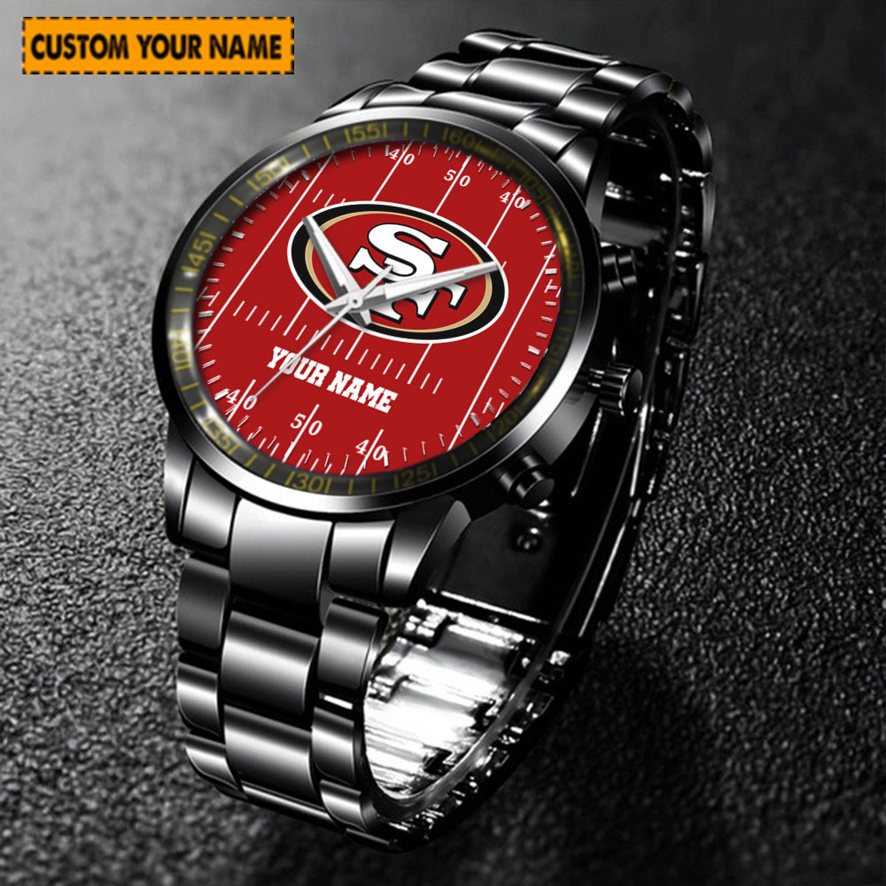 jwfancy san francisco 49ers nfl new personalized hand watch for fan u1qza