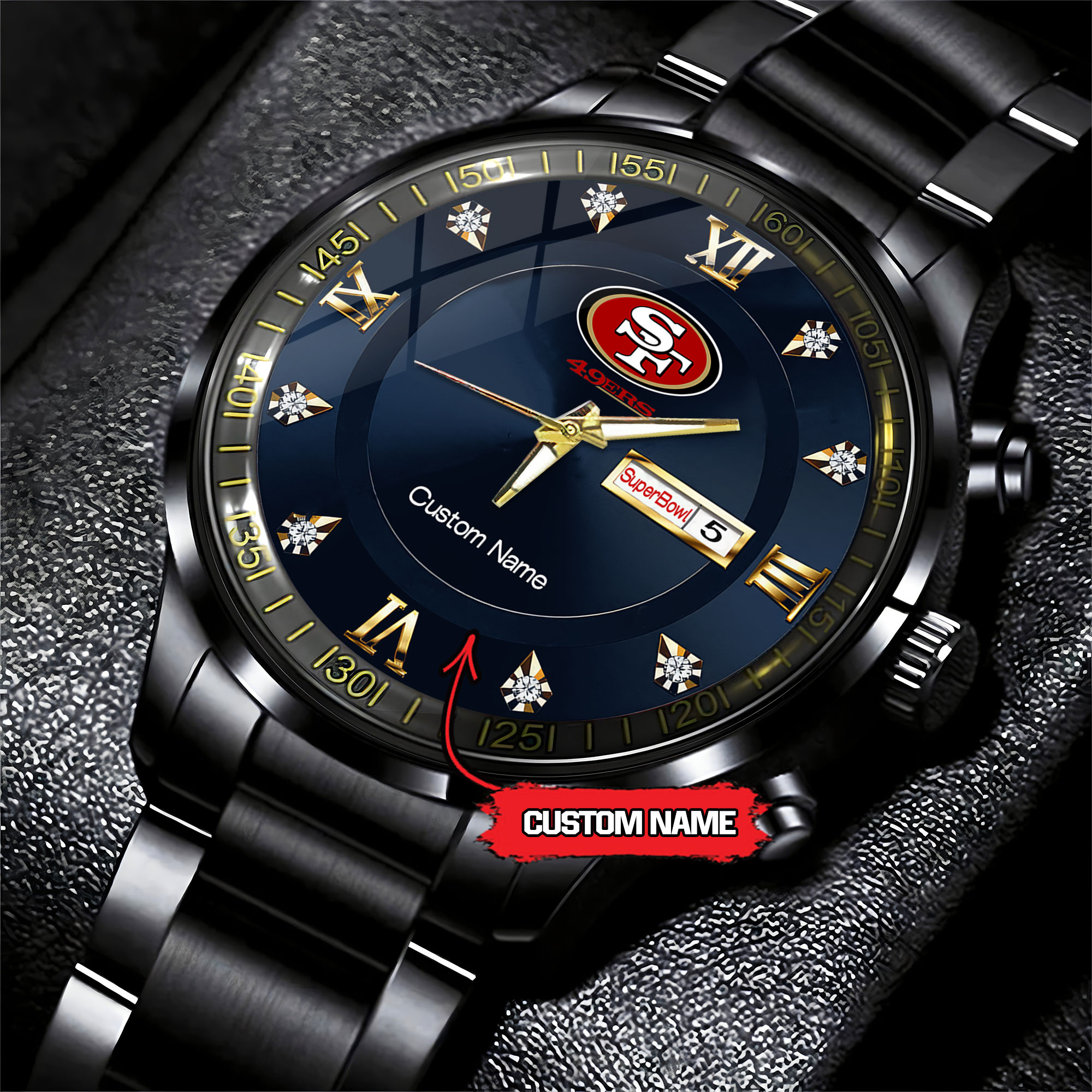 jwfancy san francisco 49ers nfl personalized fashion watch perfect gift kwbpj