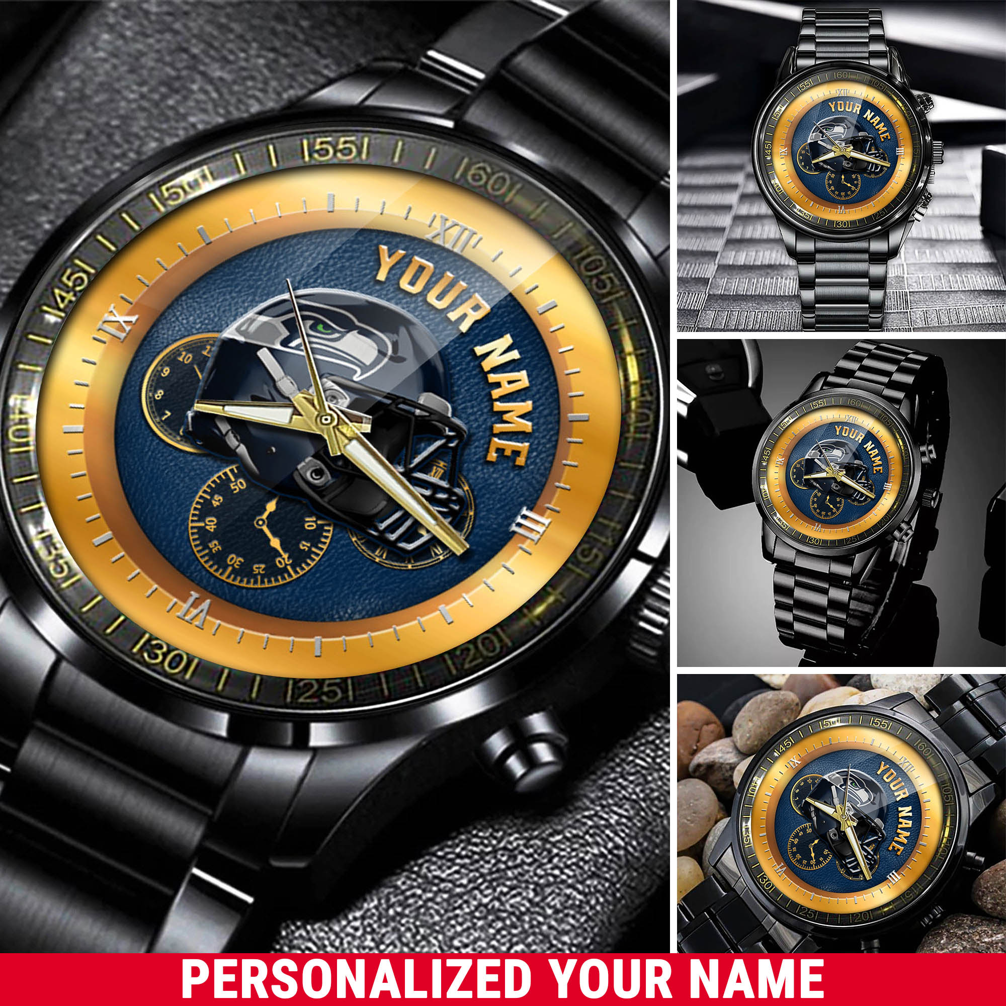 jwfancy seattle seahawks nfl personalized watch collection for fans obumd