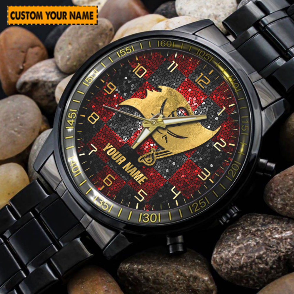 jwfancy tampa bay buccaneers nfl new personalized hand watch for fan ix7cj