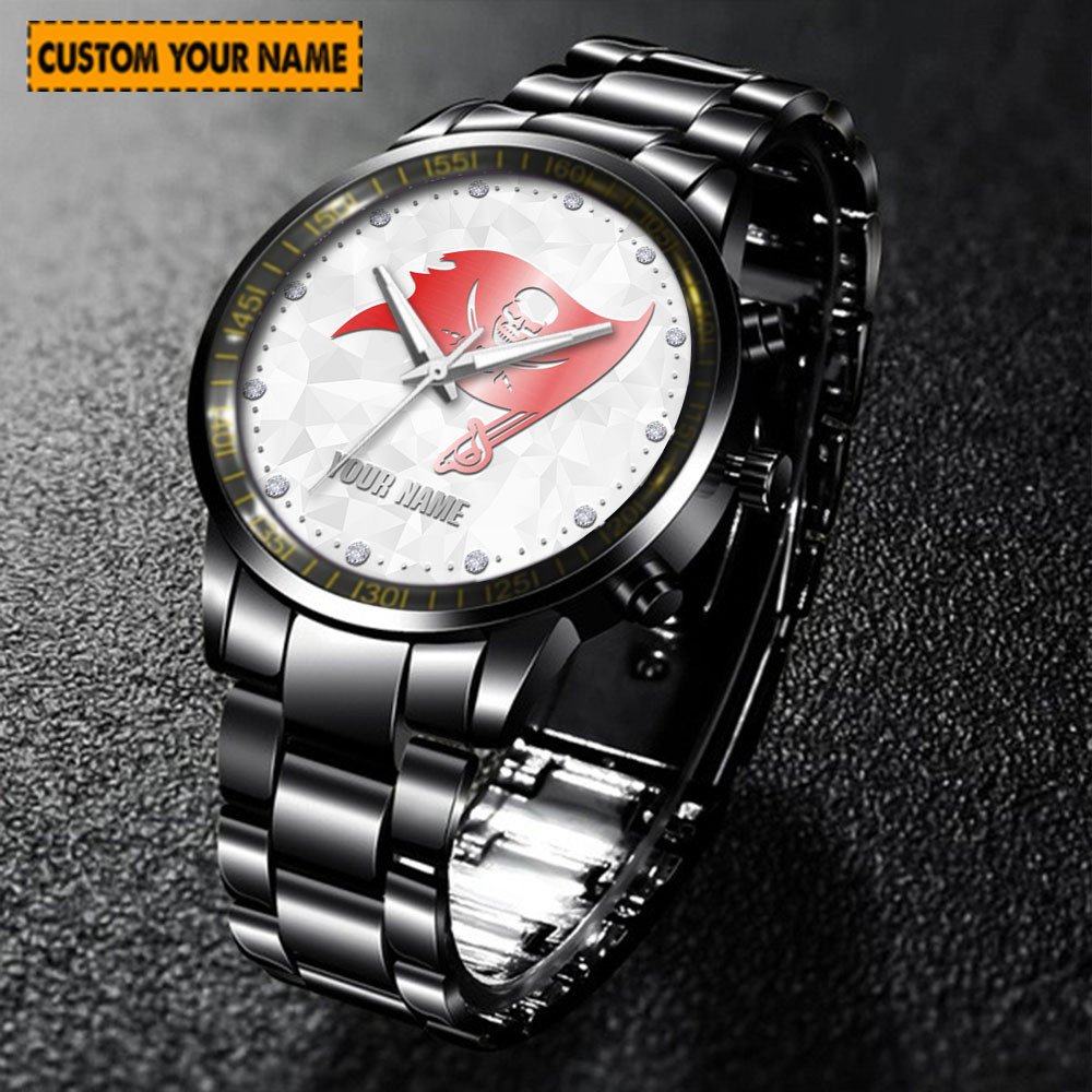 jwfancy tampa bay buccaneers nfl new personalized hand watch for fan onmgs