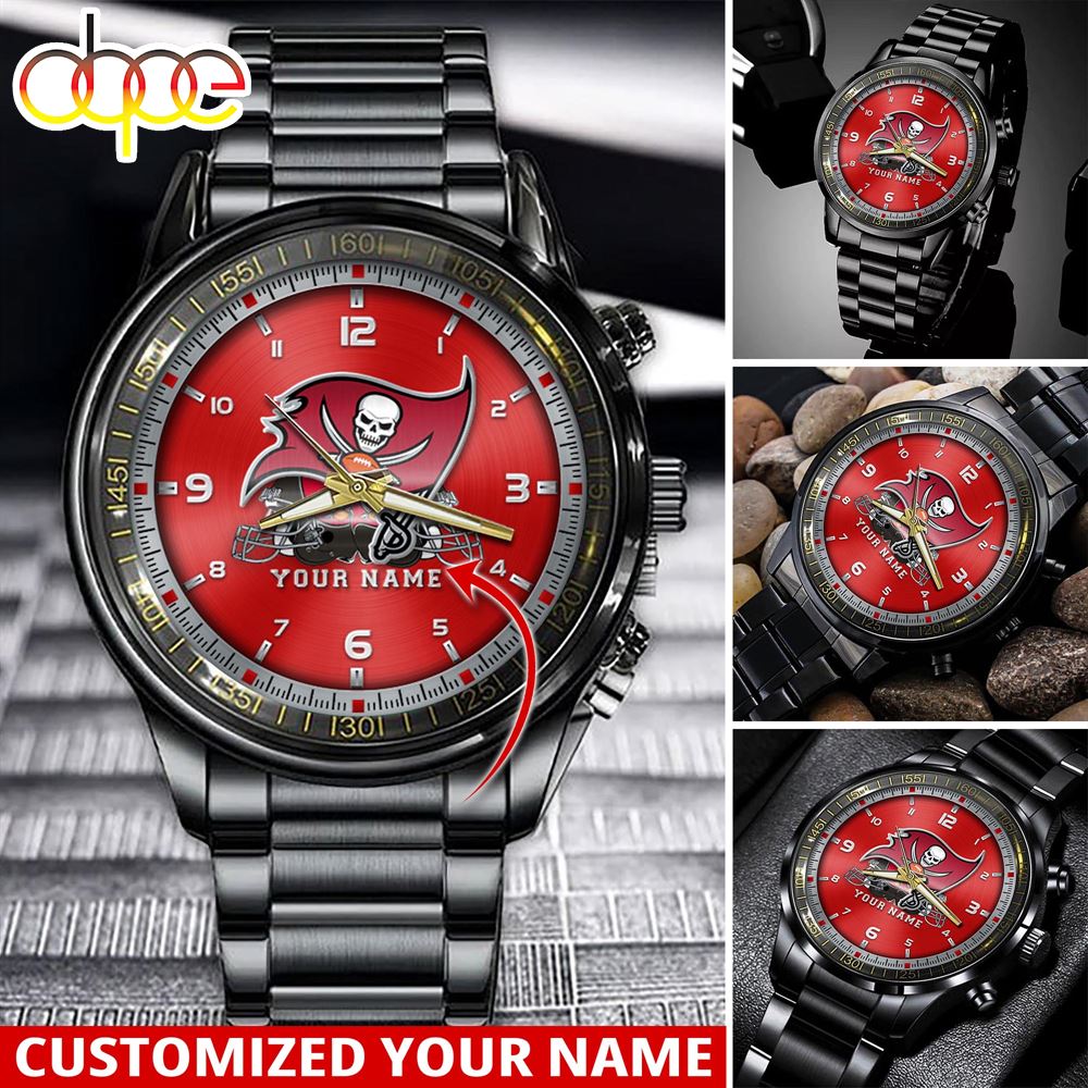 jwfancy tampa bay buccaneers nfl personalized sport watch gift for fans for this season djuqc