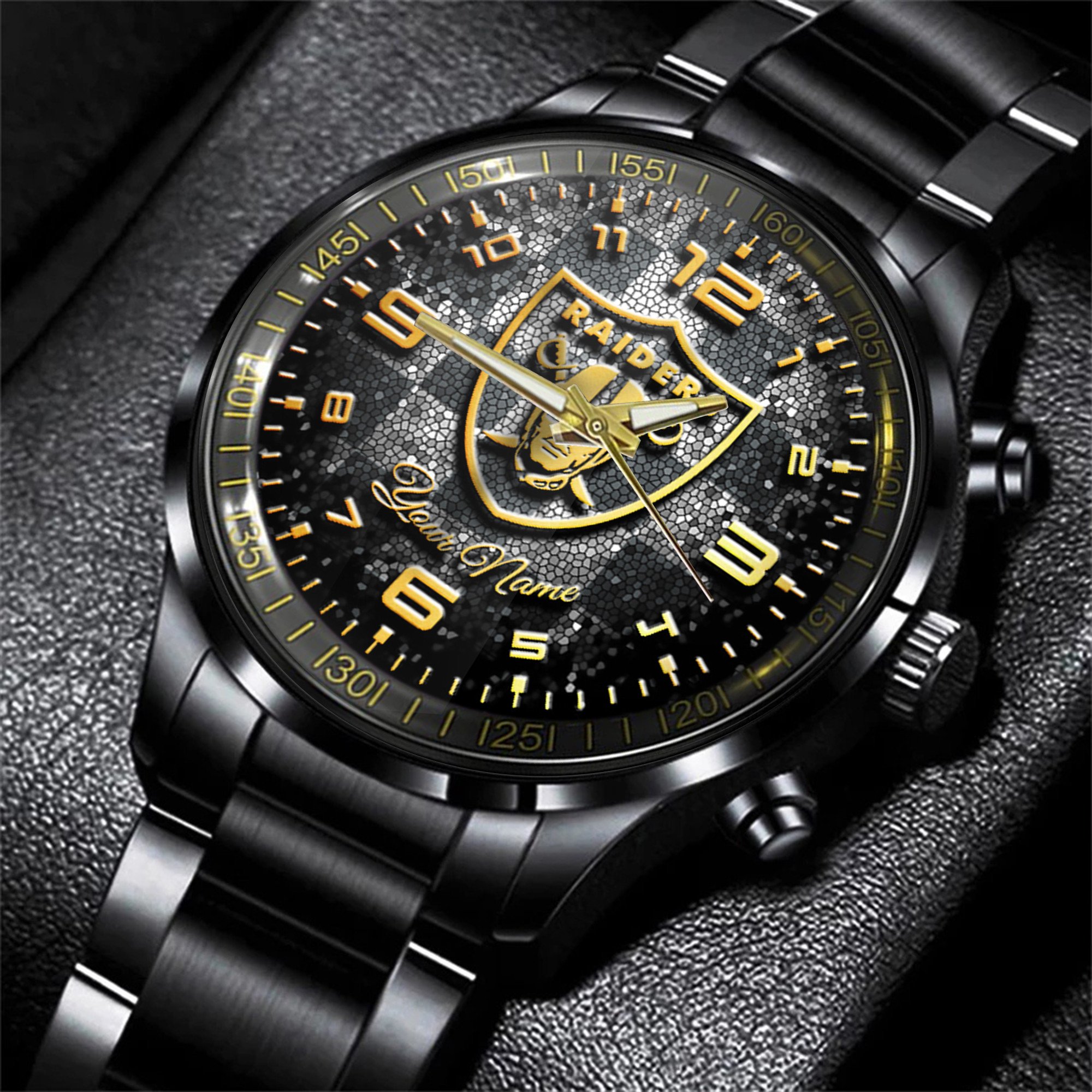 las vegas raiders nfl personalized 3d men hand watch gift for fans for father dhklx