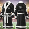 las vegas raiders nfl personalized fleece bathrobe iaz0m