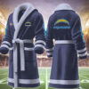 los angeles chargers nfl personalized fleece bathrobe 2emm1