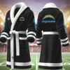 los angeles chargers nfl personalized fleece bathrobe w0jg6