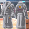 los angeles lakers nba personalized fleece bathrobe zbdmu