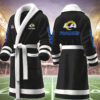 los angeles rams nfl personalized fleece bathrobe fl52t