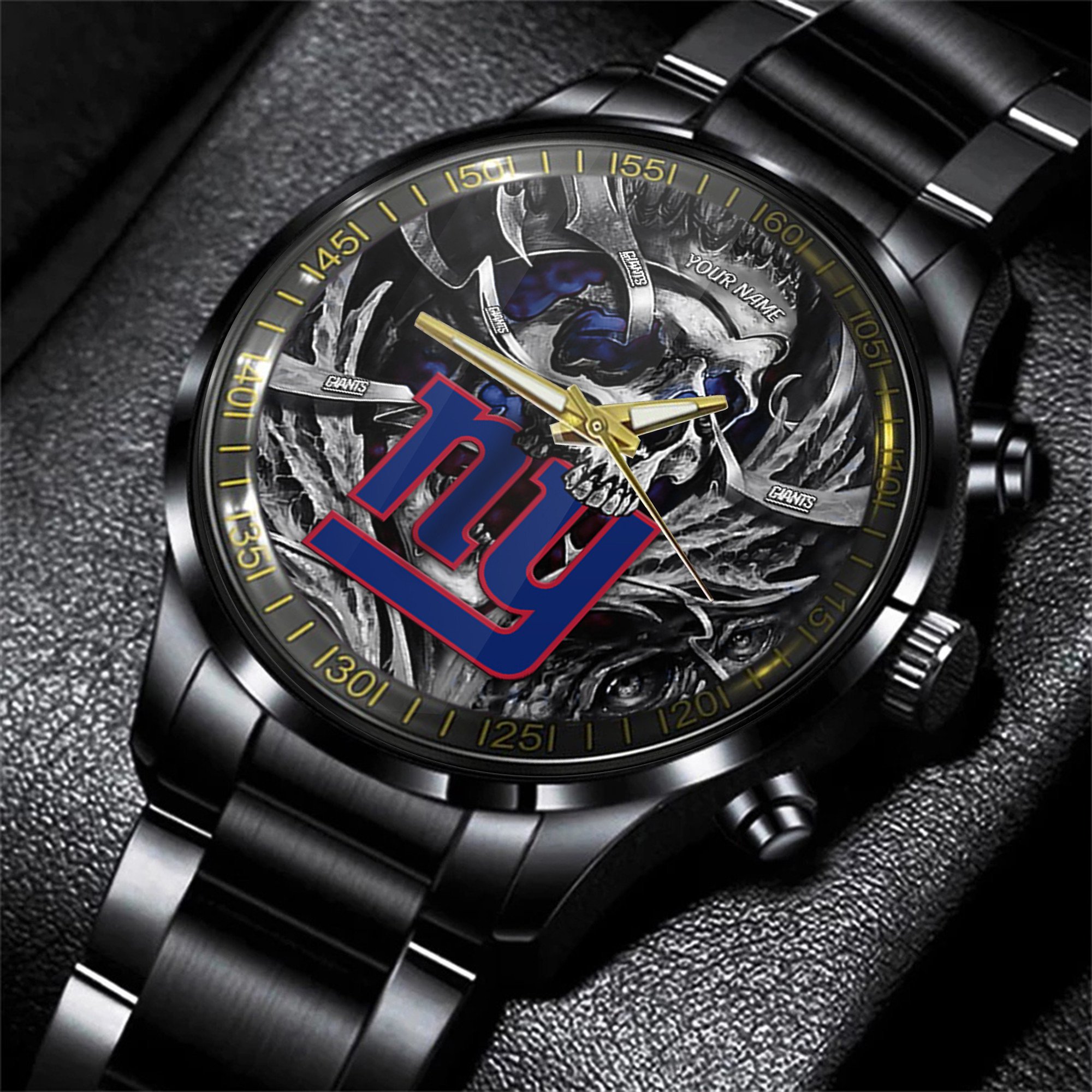 new york giants nfl men hand watch personalized gift for fans ciqmg