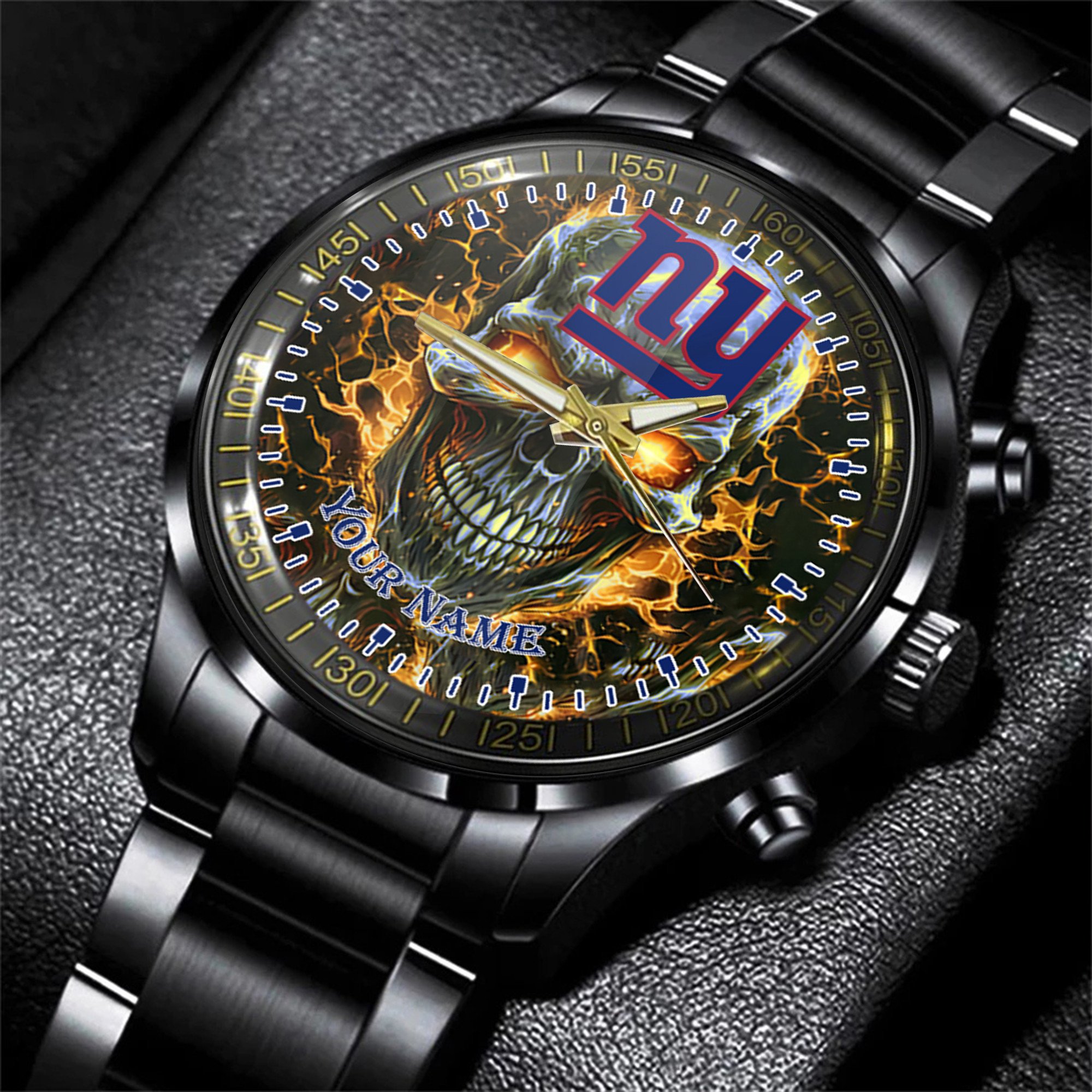 new york giants nfl men hand watch personalized gift for fans hdinl