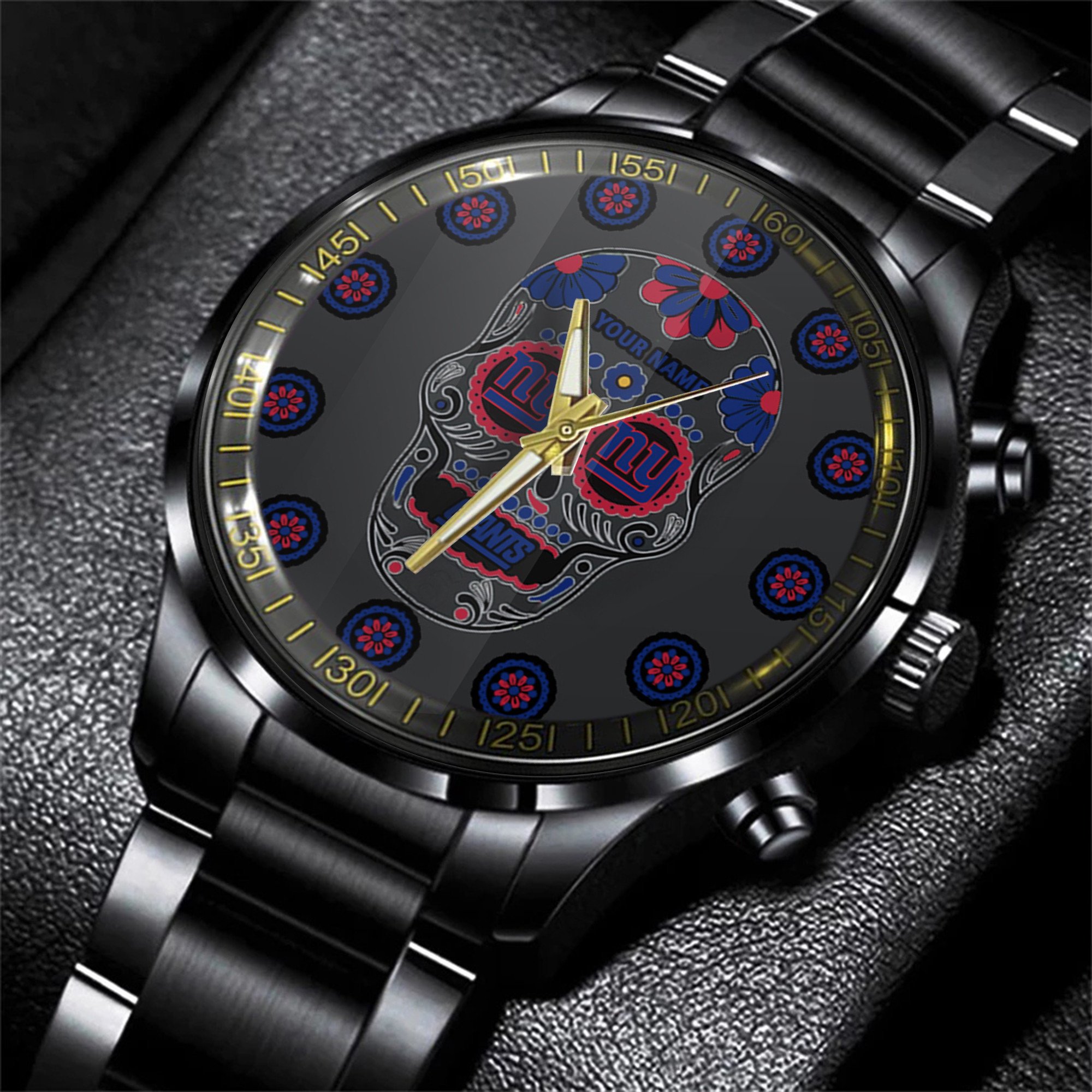 new york giants nfl men hand watch personalized gift for fans swdmn