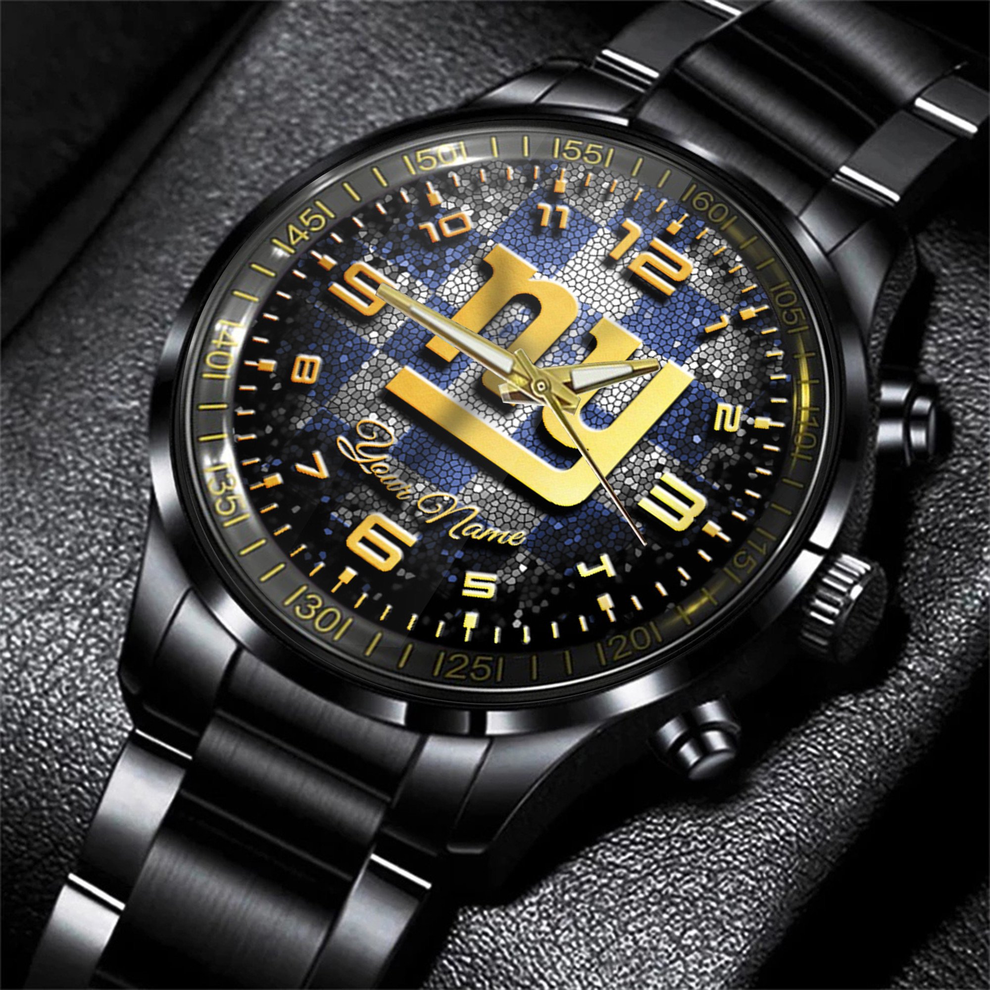 new york giants nfl personalized 3d men hand watch gift for fans for father tk9jm