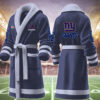 new york giants nfl personalized fleece bathrobe nfi4l