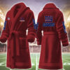 new york giants nfl personalized fleece bathrobe pbgrb