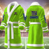 new york giants nfl personalized fleece bathrobe xhpl5