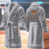 new york knicks nba personalized fleece bathrobe pmkar