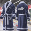 puma motocycles personalized fleece bathrobe dozoi