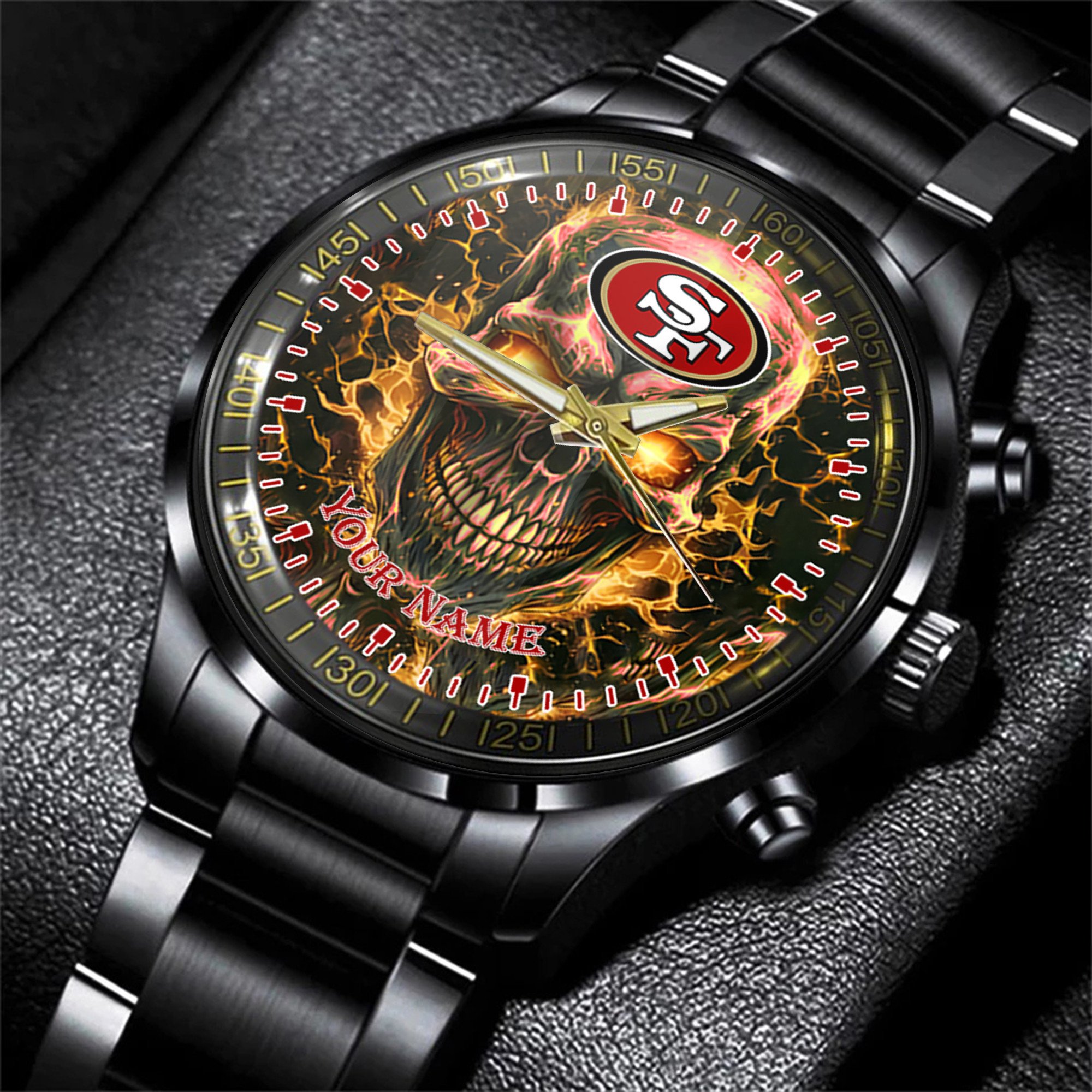 san francisco 49ers nfl men hand watch personalized gift for fans 1wsgm