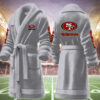 san francisco 49ers nfl personalized fleece bathrobe 6adcb