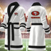 san francisco 49ers nfl personalized fleece bathrobe yu9gr