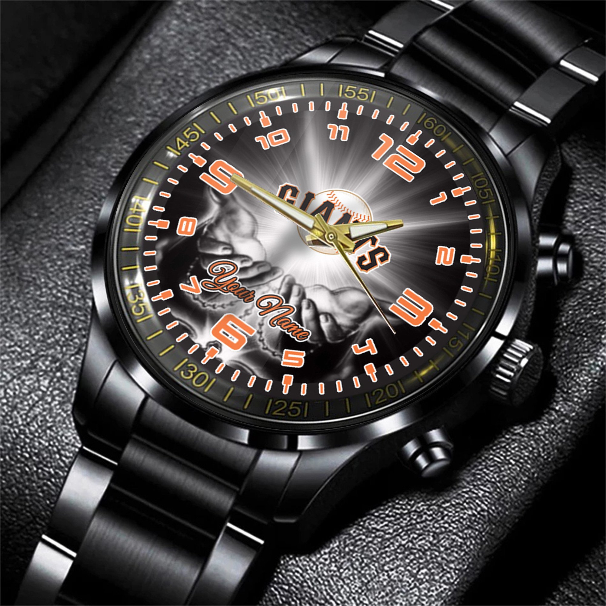 san francisco giants mlb personalized fashion 3d men hand watch gift for fans for father zb2l1