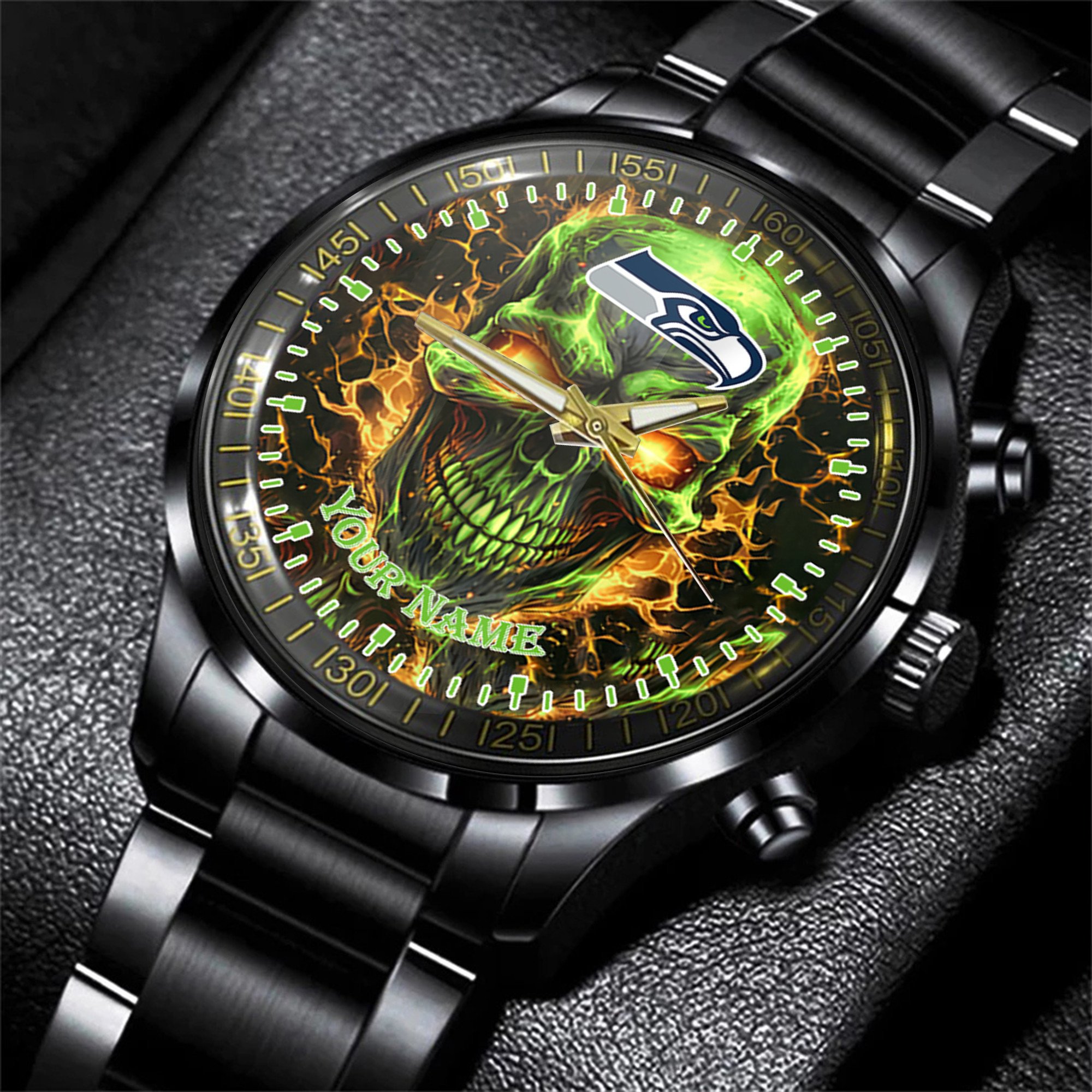 seattle seahawks nfl men hand watch personalized gift for fans ts65h