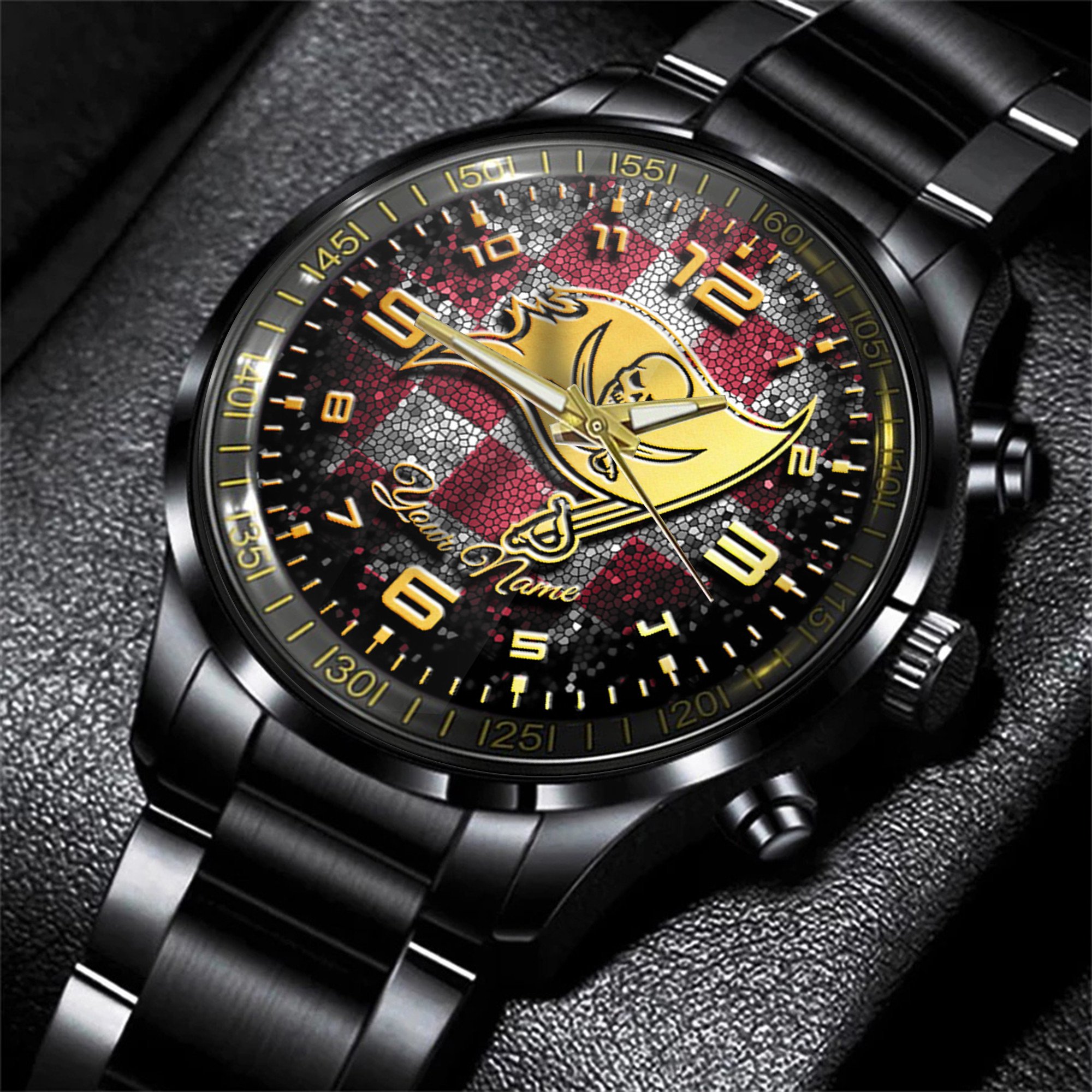 tampa bay buccaneers nfl personalized 3d men hand watch gift for fans for father 3lkat