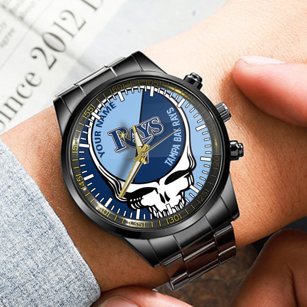 tampa bay rays mlb personalized fashion 3d men hand watch gift for fans for father ikwxz