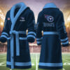 tennessee titans nfl personalized fleece bathrobe csjh8