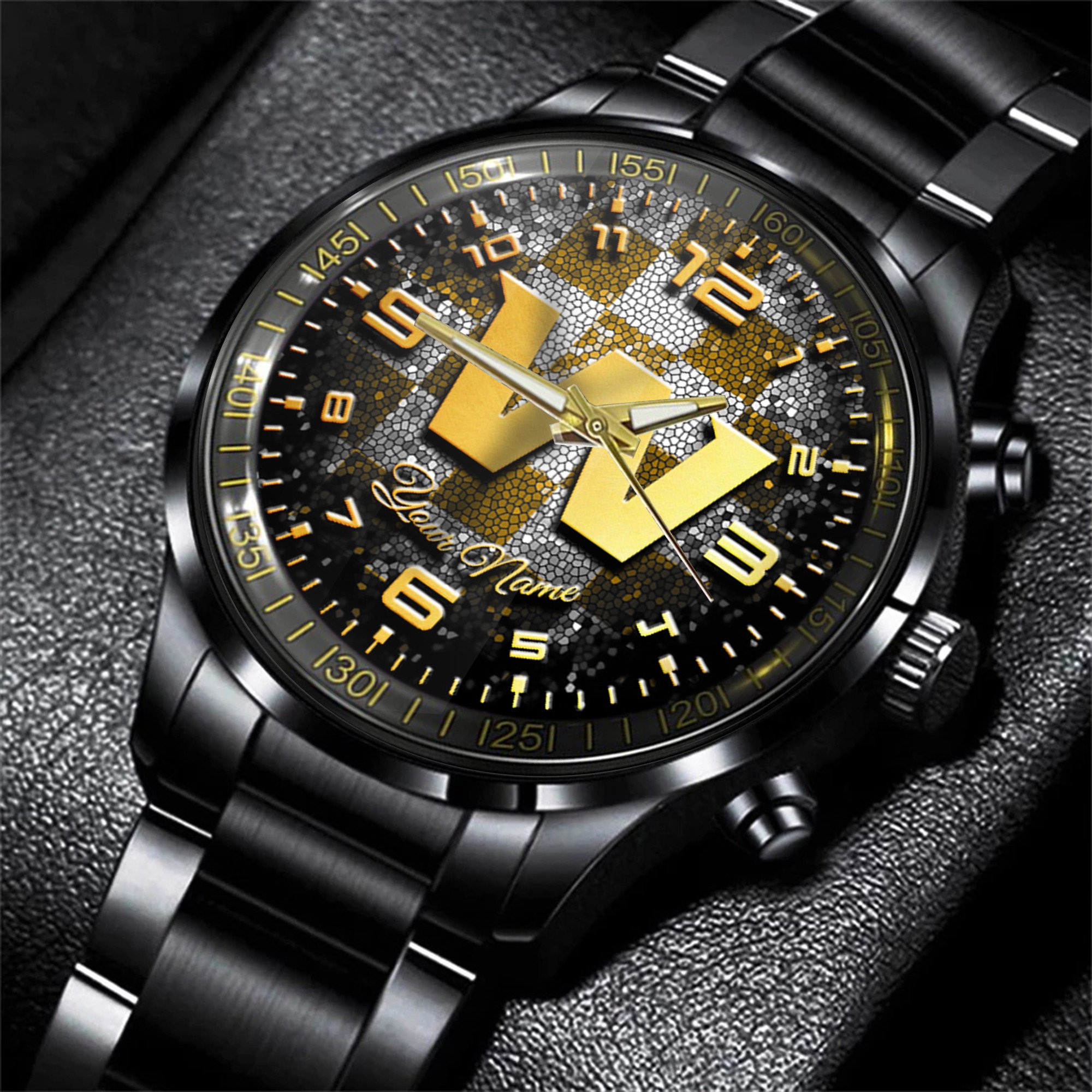 washington commanders nfl personalized 3d men hand watch gift for fans for father nn2rl