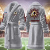 washington redskins nfl personalized fleece bathrobe 6ayy5