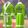 washington wizards nba personalized fleece bathrobe sofbp