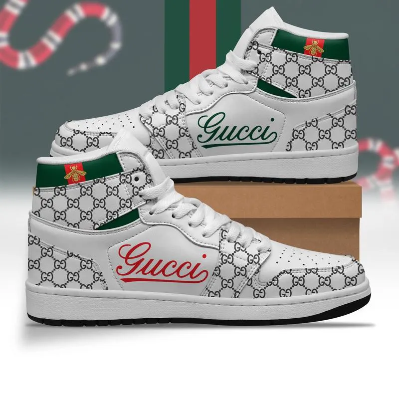 133138375900862371 Gucci Bee White High Air Jordan Sneaker Shoes 14 11zon