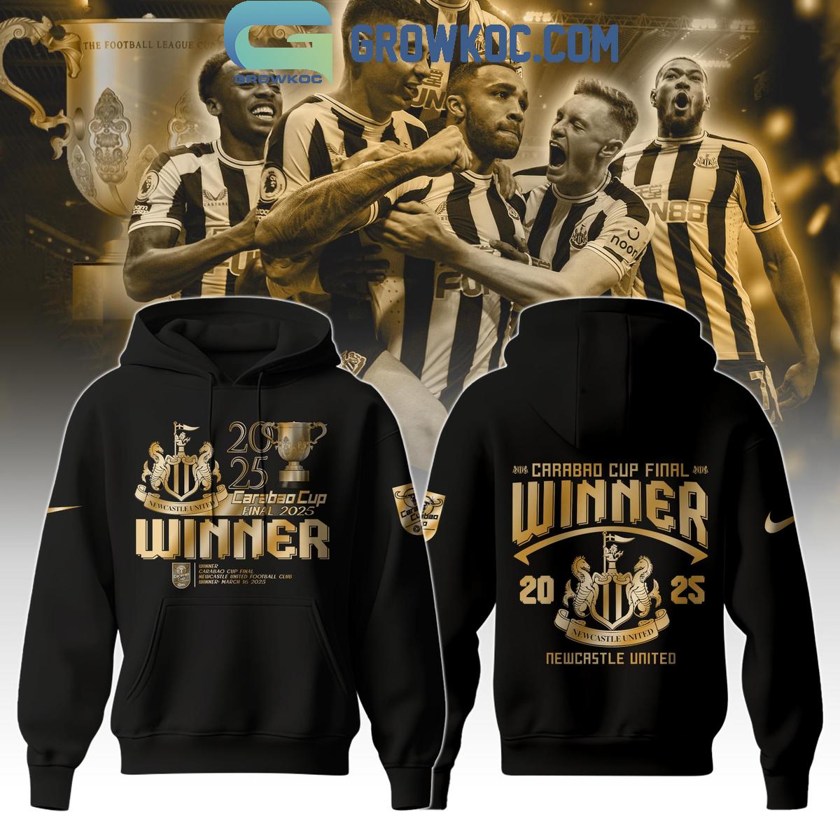 2025 Carabao Cup Champions Newcastle United Hoodie T Shirt 1 AZnFk