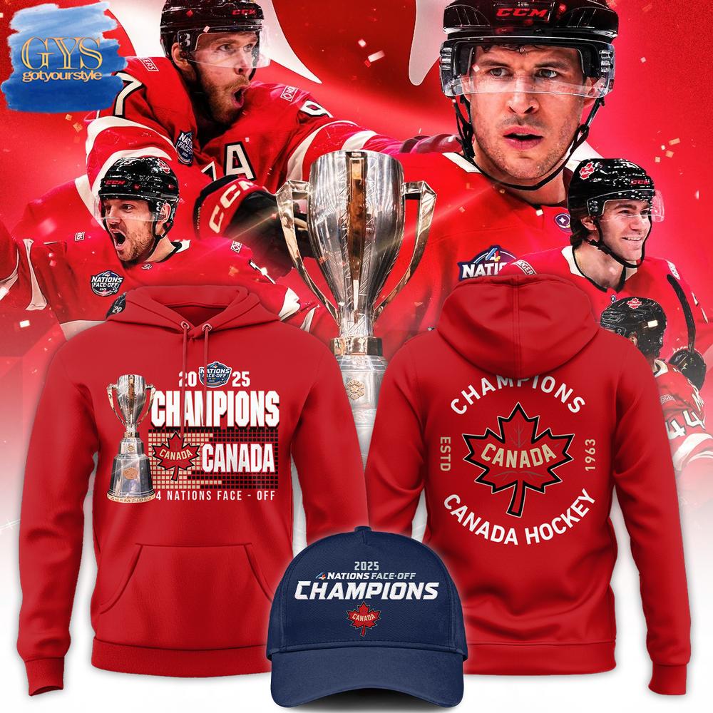 4 Nations Face Off Canada Hockey Team Hoodie 1
