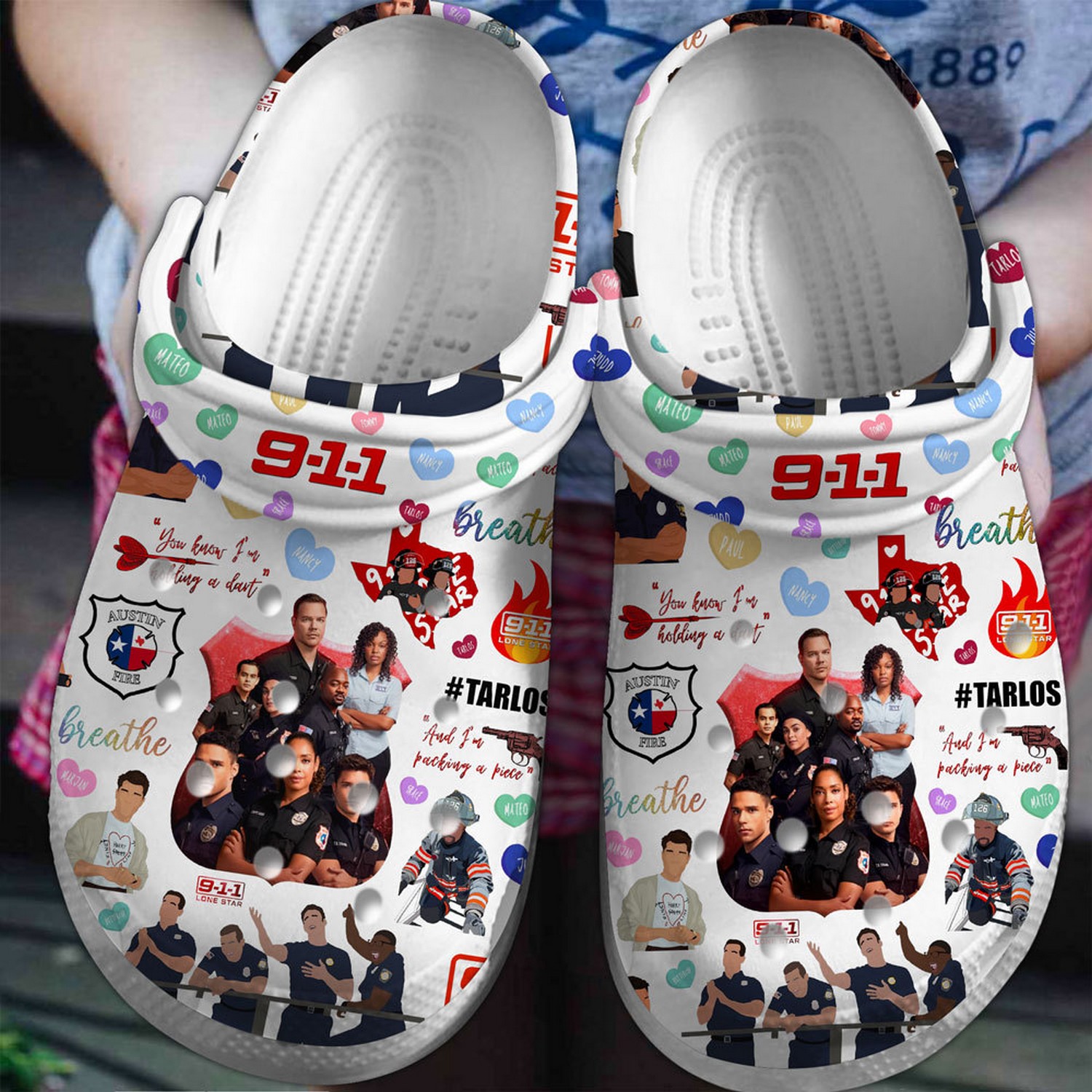911 lone star tv series clogs for kids and adults athi6