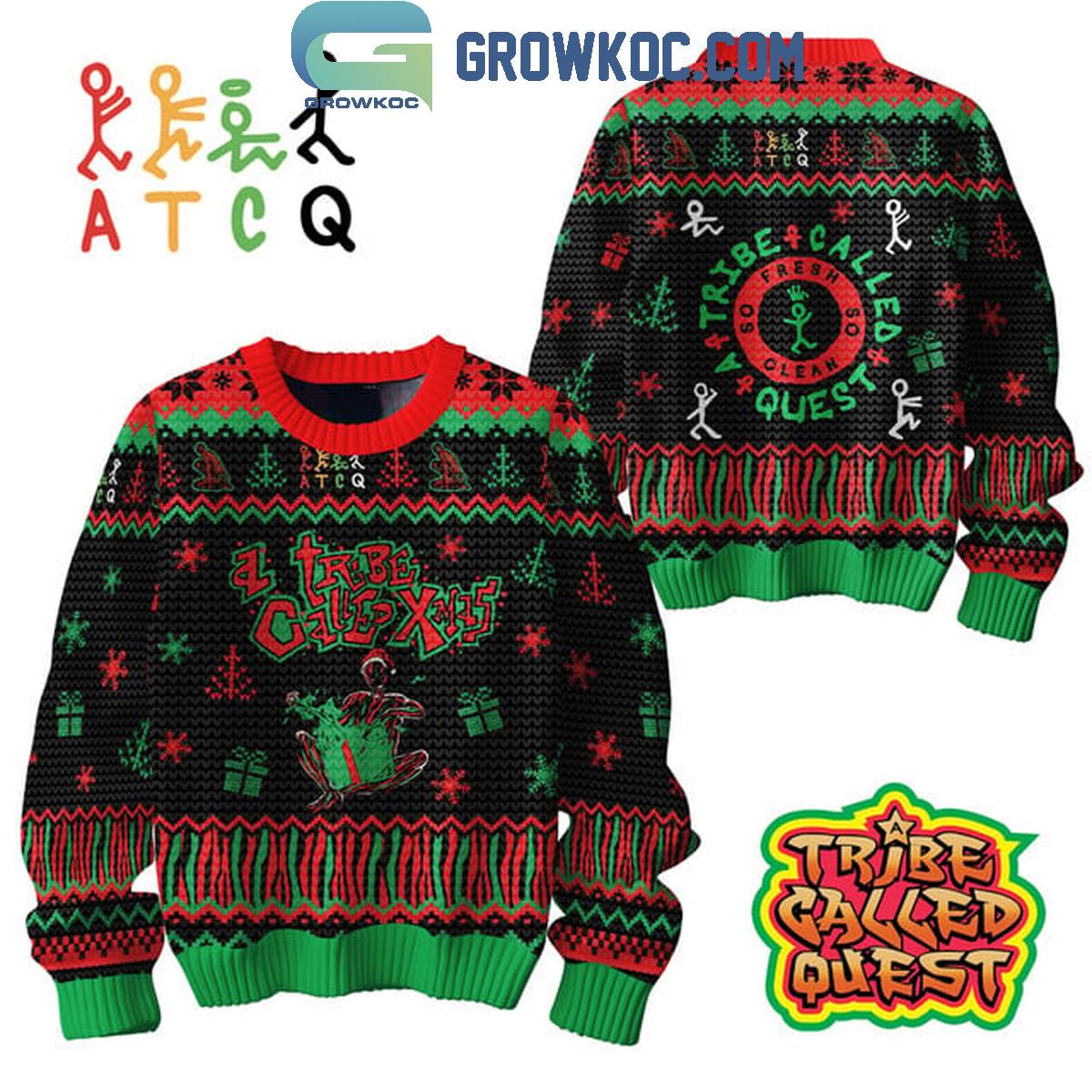 A Tribe Called Quest 2024 Be Merry Christmas Ugly Sweater 1 SYJq9