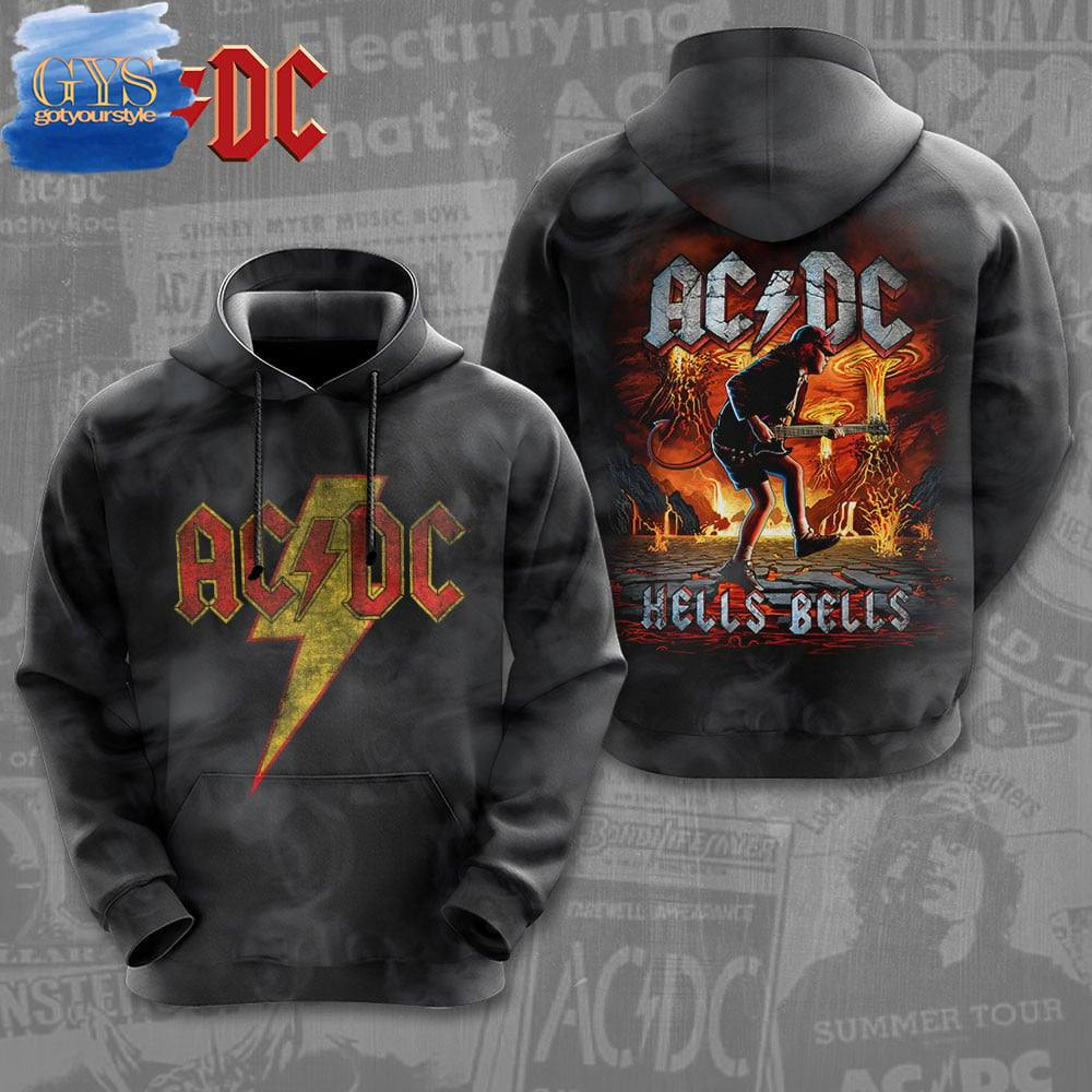ACDC Hell Bells All Over Print Hoodie 1