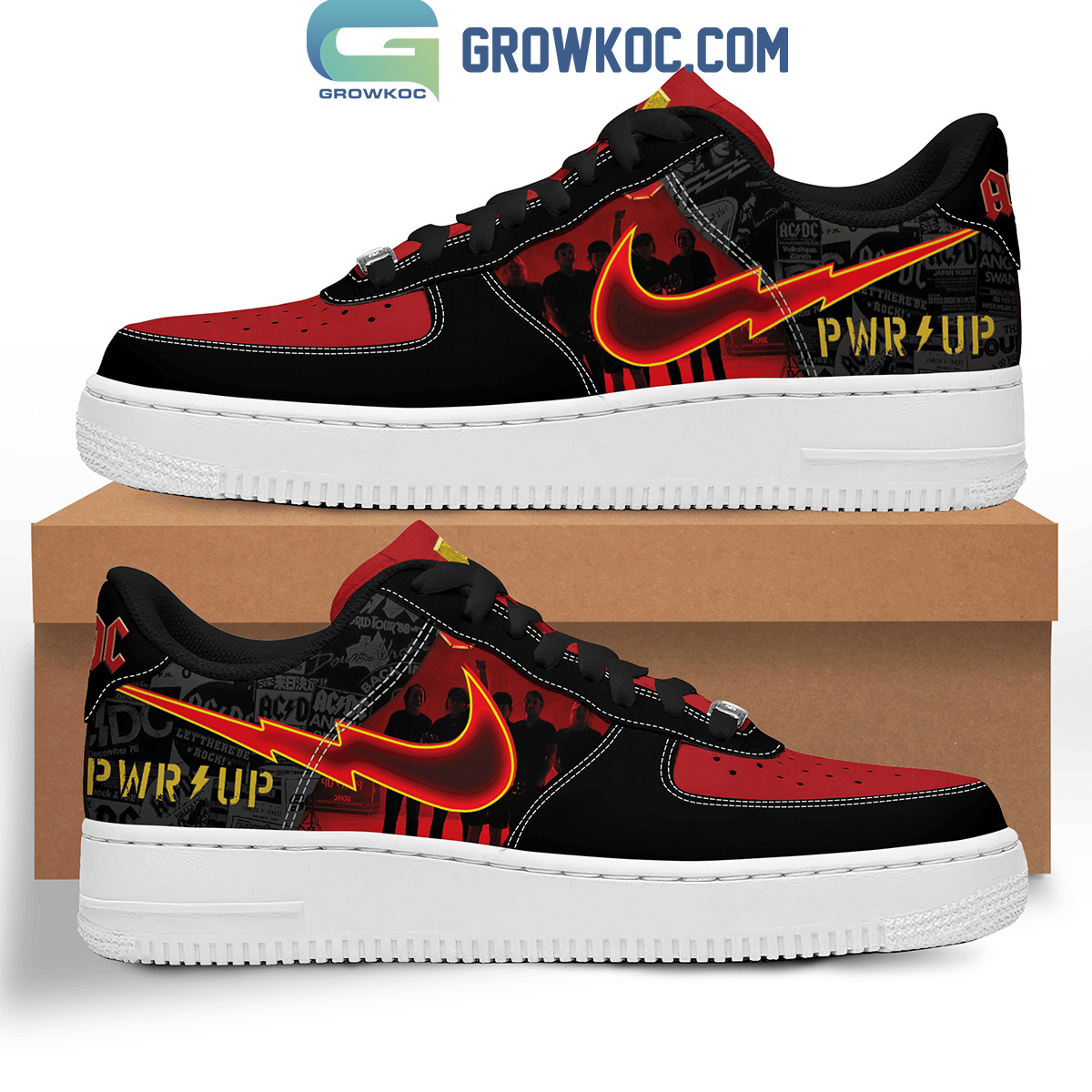 ACDC Power Up Album Studio Air Force 1 Shoes2B1 5Yc28