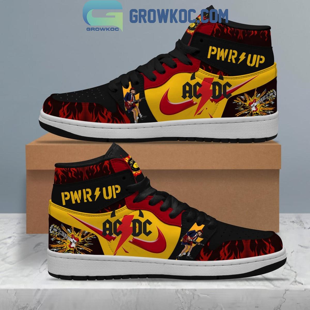 ACDC Power Up Song Fan Air Jordan 1 Shoes 1 emwLO