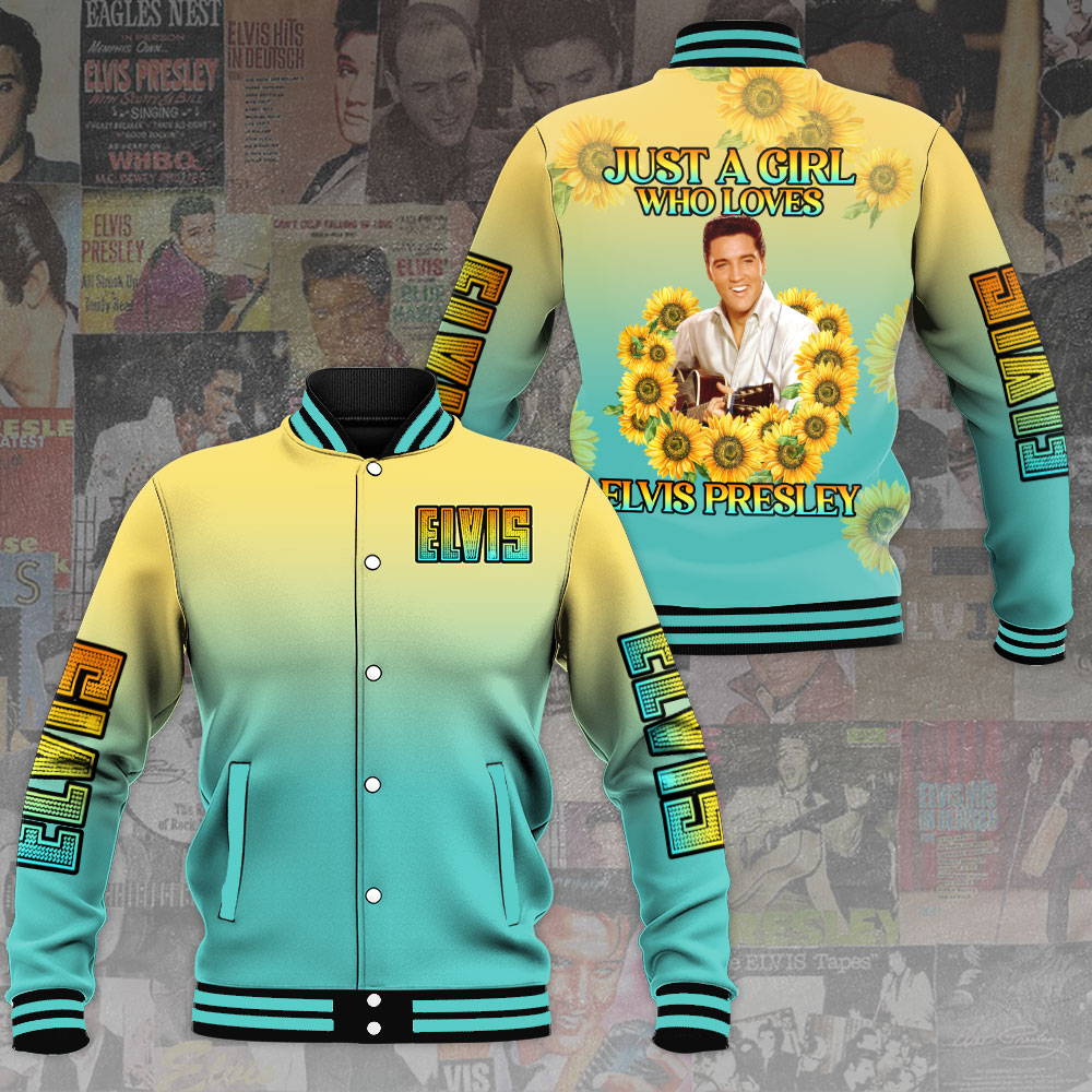 ANHNV3525 Varsity Jacket Elvis Presley