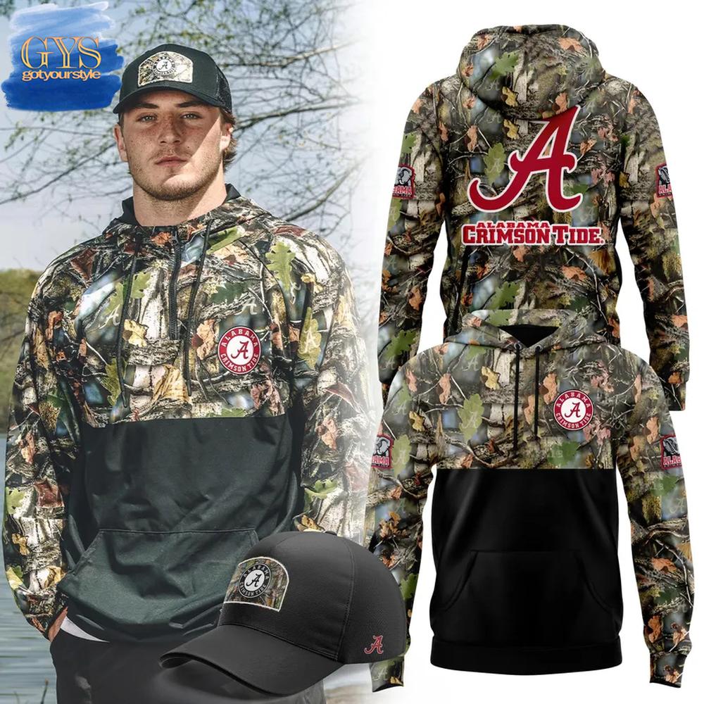 Alabama Crimson Tide Camouflage Limited Edition Hoodie 1