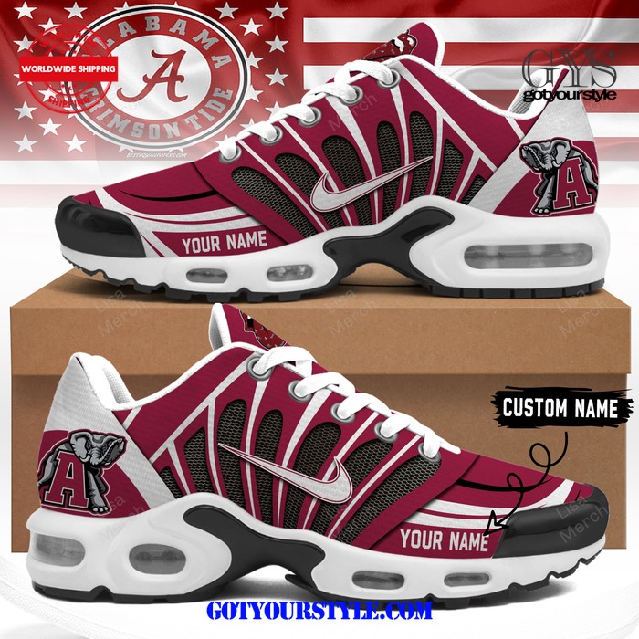 Alabama Crimson Tide Custom Name Training Shoes 1