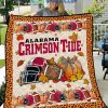 Alabama Crimson Tide NCAA Football Welcome Fall Pumpkin Halloween Fleece Blanket Quilt2B1 4iViJ