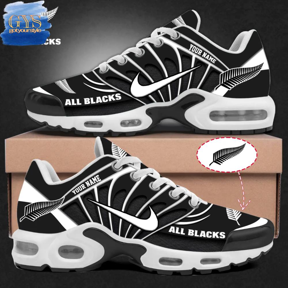 All Black Custom Name Limited Edition Air Max Plus 1
