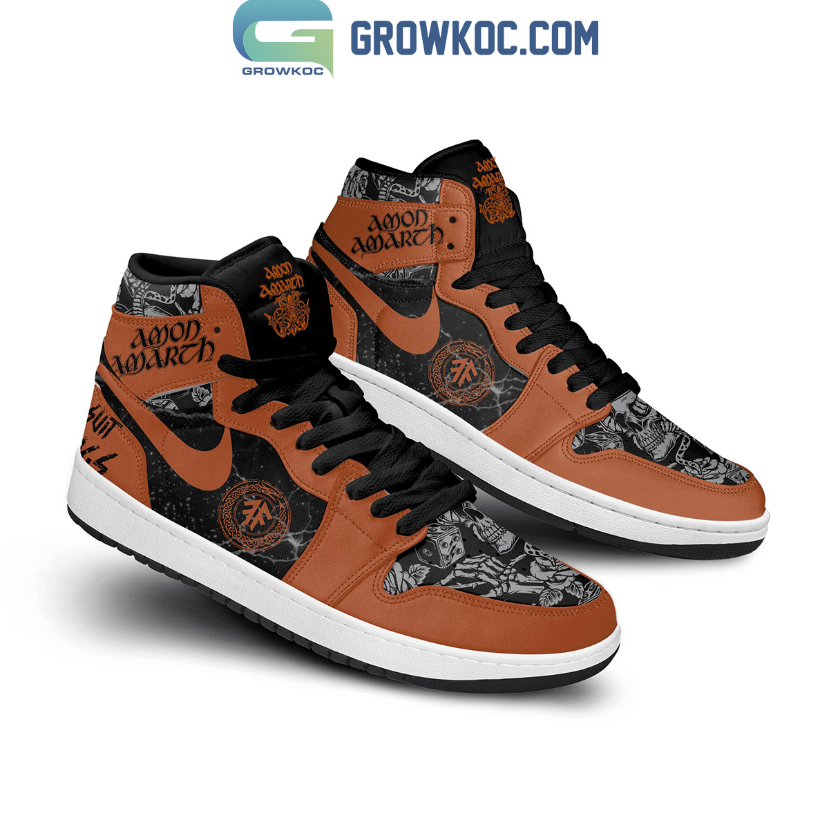 Amon Amarth The Pursuit Of Vikings Air Jordan 1 Shoes2B1 6x0mi