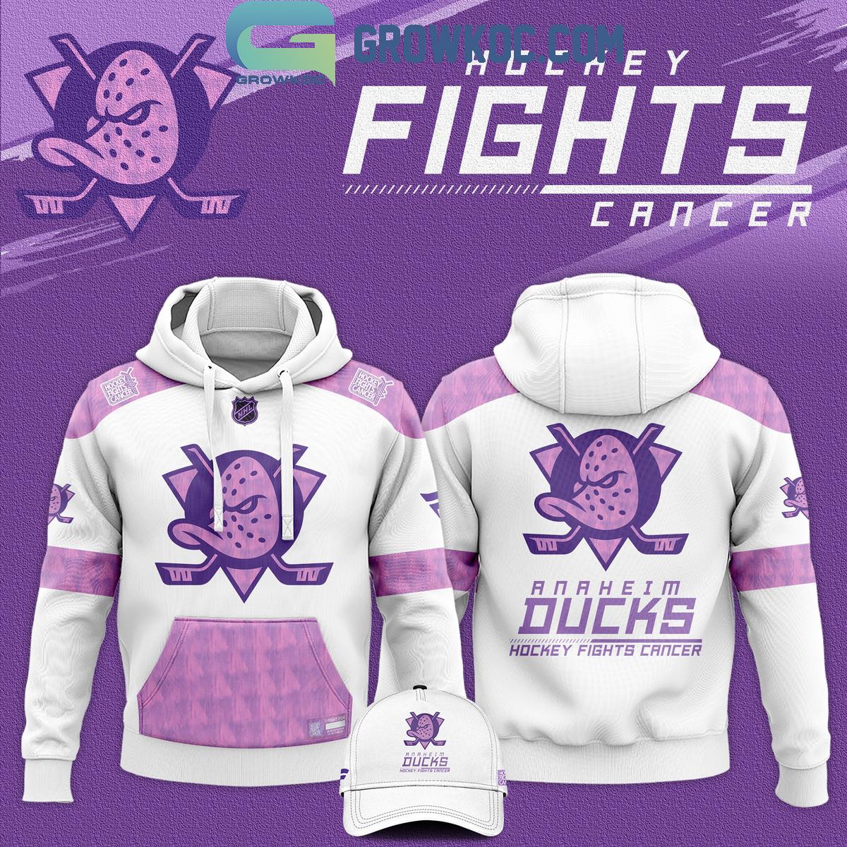 Anaheim Ducks 2024 Hockey Fights Cancer Hoodie T Shirt 1 6ZFuN