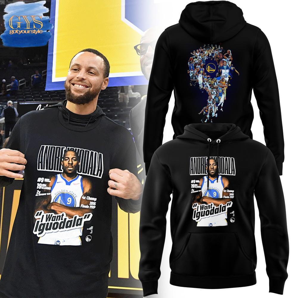 Andre Iguodala 9 Forever Premium Limited Pullover Hoodie 1