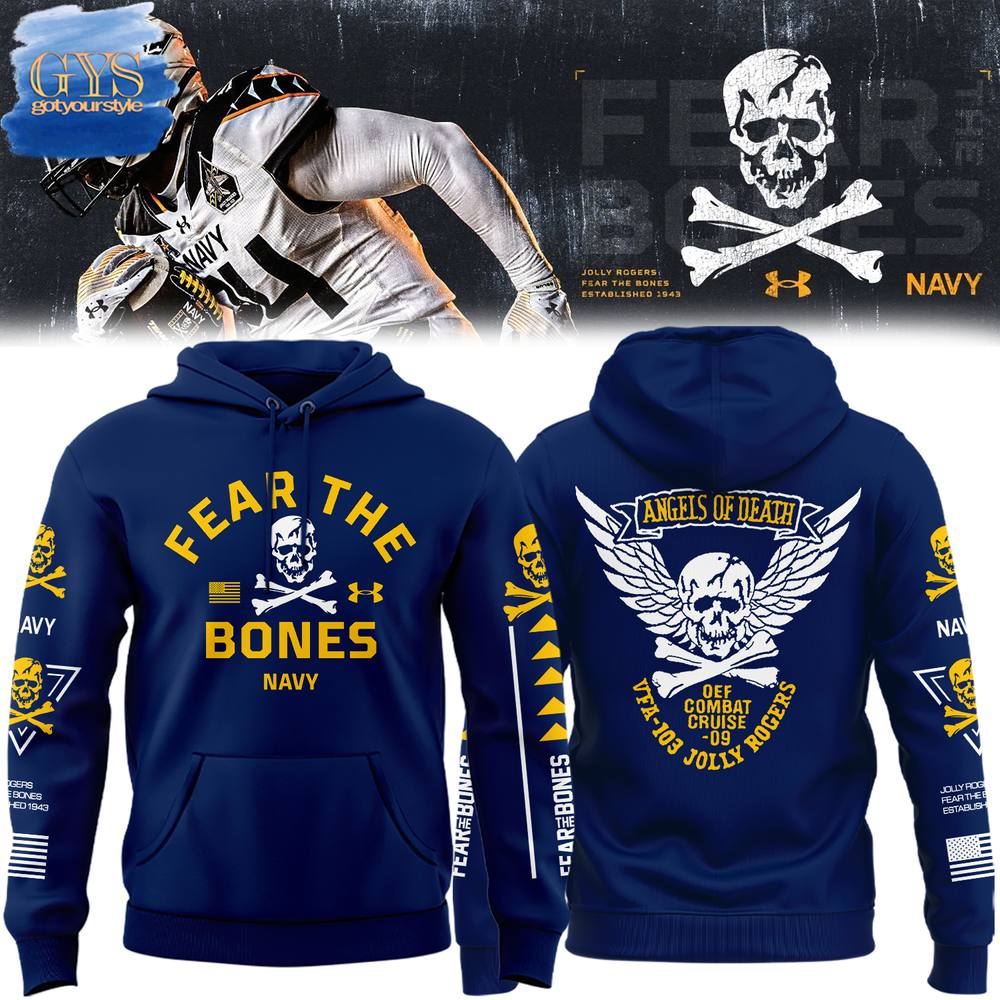 Angel Of Death Navy Limited Edition Hoodie 1